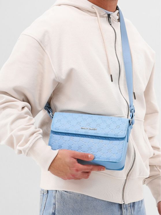 Daily Paper Meru Monogram Bag Baby Blue Rico Moda