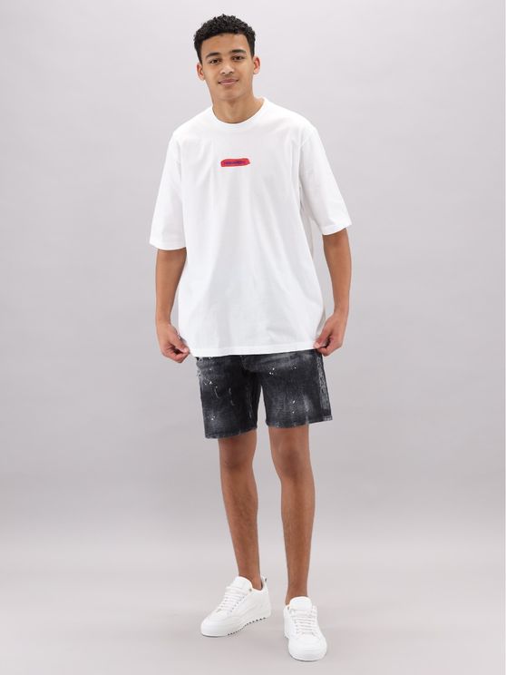 zomer Tandheelkundig schuintrekken Dsquared2 T-shirt D2 Front Logo Tee White bij Rico Moda